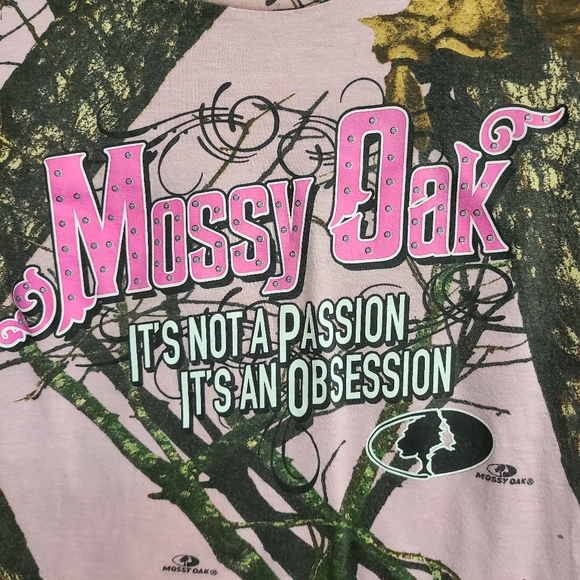 Mossy Oak Tee by Paramount Outdoors Pink Oak - Picture 2 of 5